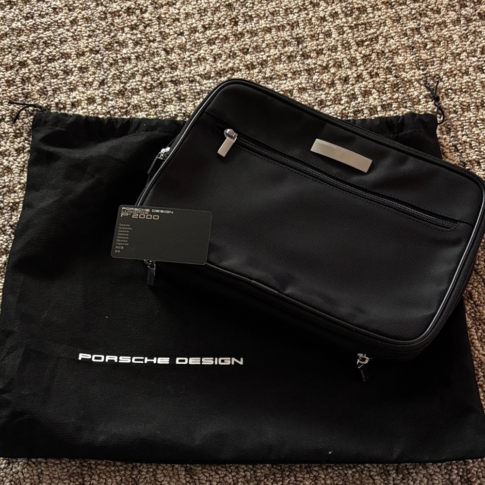 Porsche Design Black Accessories Bag